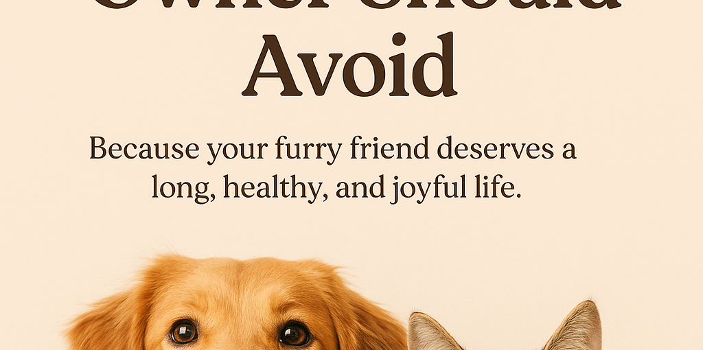 pet care mistakes