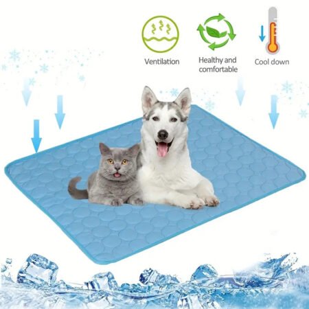 Dog Cat Cooling Mat || Summer Pets Cold Bed